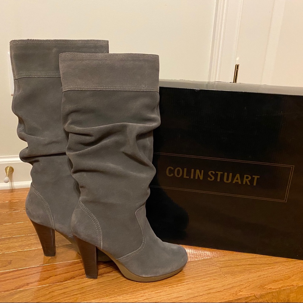 Suede Platform Boots
